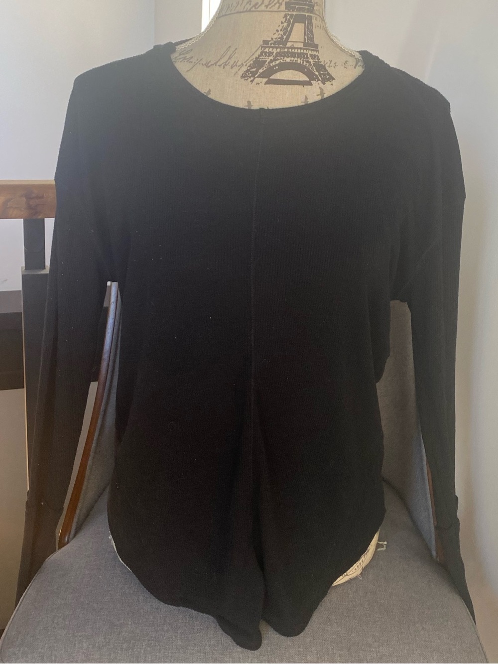 FP Movement by Free People Black Long-Sleeve Crew Top